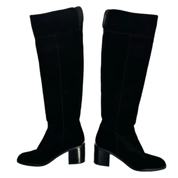 Michael Kors Black Over the Knee Boots - Picture 1 of 11